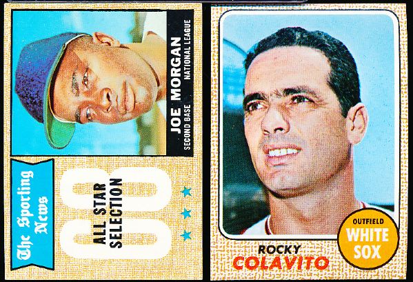 1968 Topps Baseball- 9 Cards