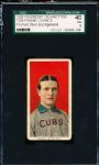 1909-11 T206 Baseball- Frank Chance, Chicago Natl- Portrait Red Background Pose- SGC 40 (Vg 3)