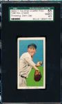 1909-11 T206 Baseball- Hal Chase, NY Amer- Throwing Dark Cap pose- Tolstoi Back- SGC 55 (Vg-Ex + 4.5)