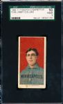 1909-11 T206 Baseball- Jimmy Collins, Minneapolis- SGC 10 (Poor 1) Tolstoi Back!