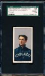 1909-11 T206 Bb- Patsy Dougherty, Chicago Amer- Portrait Pose- SGC 35 (Good + 2.5)