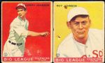 1933 Goudey Baseball- 2 Cards