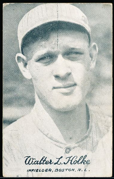 1921 Baseball Exhibit- Walter L. Holke, Infielder, Botson N.L.