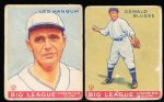 1933 Goudey Baseball- 2 Cards