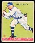1933 Goudey Bb- #179 Fred Leach, Braves