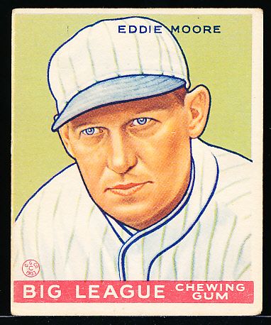 1933 Goudey Bb- #180 Eddie Moore, New Orleans
