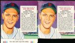 1954 Red Man- AL #24 Jim Delsing- 2 Cards