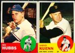 1963 T Bb- #138 Mays/ Musial