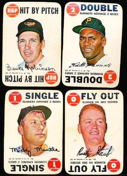 1968 T Bb Game Cards- 7 Diff.