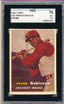 1957 Topps Baseball- #35 Frank Robinson RC- Reds- SGC 70 (Ex+ 5.5)