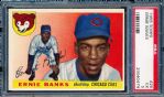 1955 Topps Baseball- #28 Ernie Banks, Cubs- PSA Ex 5