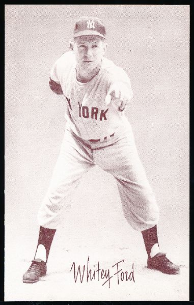 1947-66 Bb Exhibits- Whitey Ford (Pitching Pose)