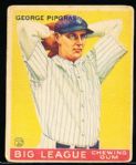 1933 Goudey Baseball- #12 George Pipgras, Yankees
