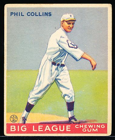 1933 Goudey Baseball- #21 Phil Collins, Phillies