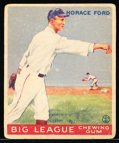 1933 Goudey Baseball- #24 Horace Ford, Braves