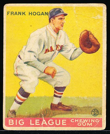 1933 Goudey Baseball- #30 Frank Hogan, Braves