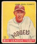 1933 Goudey Baseball- #32 Bud Clancy, Dodgers