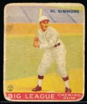 1933 Goudey Baseball- #35 Al Simmons, White Sox