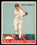1933 Goudey Baseball- #43 Lew Fonseca, White Sox