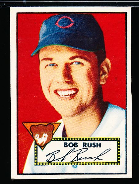 1952 Topps Bb- #153 Rush, Cubs