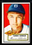 1952 Topps Bb- #188 Podbielan, Dodgers