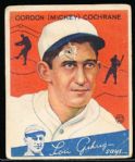 1934 Goudey Baseball- #2 Mickey Cochrane, Tigers
