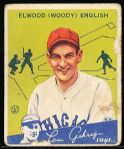 1934 Goudey Baseball- #4 Woody English, Cubs