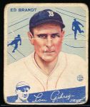 1934 Goudey Baseball- #5 Ed Brandt, Braves