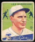 1934 Goudey Baseball- #7 Leo Durocher, Cardinals