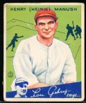 1934 Goudey Baseball- #18 Heine Manush, Washington