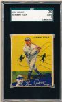 1934 Goudey Baseball- #1 Jimmie Foxx, A’s- SGC 30 (Good 2)