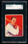 1933 Goudey Baseball- #207 Mel Ott, Giants- SGC 30 (Good 2)