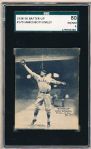 1934-36 Batter Up Baseball- #179 James Bottomley, Browns- SGC 80 (Ex/NM)