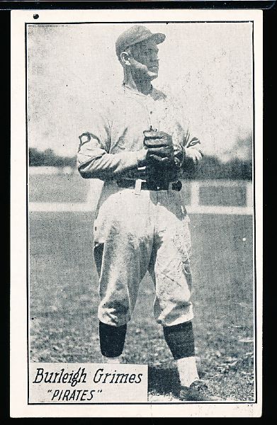 1929-30 R315 Baseball- Burleigh Grimes, Pirates