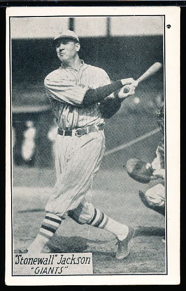 1929-30 R315 Baseball- Stonewall Jackson, Giants