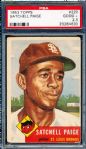 1953 Topps Baseball- #220 Satchell Paige, Browns- PSA Good + 2.5-