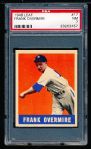 1948/49 Leaf Baseball- #17 Frank Overmire, Tigers- PSA NM 7 