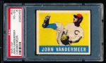 1948/49 Leaf Baseball- #53 Johnny VanderMeer, Reds- PSA Vg-Ex 4