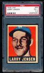 1948/49 Leaf Baseball- #56 Larry Jansen, Giants- PSA Ex+ 5.5