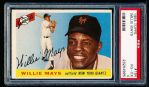 1955 Topps Baseball- #194 Willie Mays, Giants- PSA Vg-Ex 4