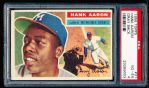 1956 Topps Baseball- #31 Hank Aaron, Braves- PSA Vg-Ex 4