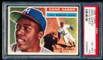 1956 Topps Baseball- #31 Hank Aaron, Braves- PSA Vg-Ex+ 4.5