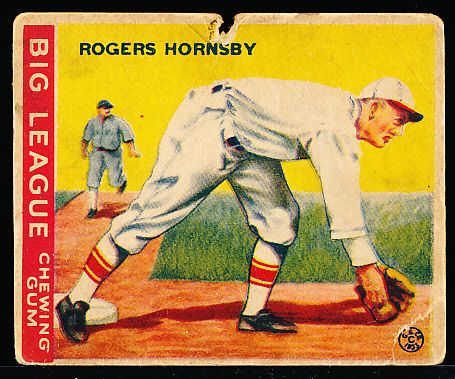 1933 Goudey Bb- #119 Rogers Hornsby