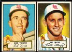 1952 Topps Bb- 2 St. Louis Browns Cards