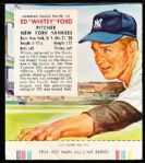 1954 Red Man Bb- With Tab- #AL16 Whitey Ford, Yankees