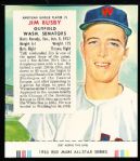 1955 Red Man Bb- With Tab- #AL2 Jim Busby, Wash