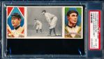 1912 T202 Hassan Triple Folder- “Chase Guarding First”- Chase/Wolter- PSA Vg-Ex+ 4.5