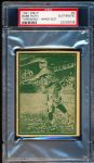 1931 W517- Babe Ruth- Hand Cut- #4 Throwing Pose- PSA Authentic- Green Tone