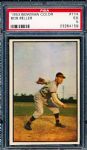 1953 Bowman Baseball Color- #114 Bob Feller, Indians- PSA Ex 5 