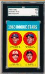 1963 Topps Baseball- #537 Pete Rose RC- SGC 45(Vg+ 3.5)